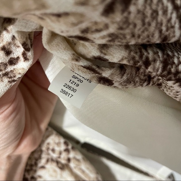 Bar III Tank Snakeskin Print Strappy Blouse Womens XS - Picture 4 of 10